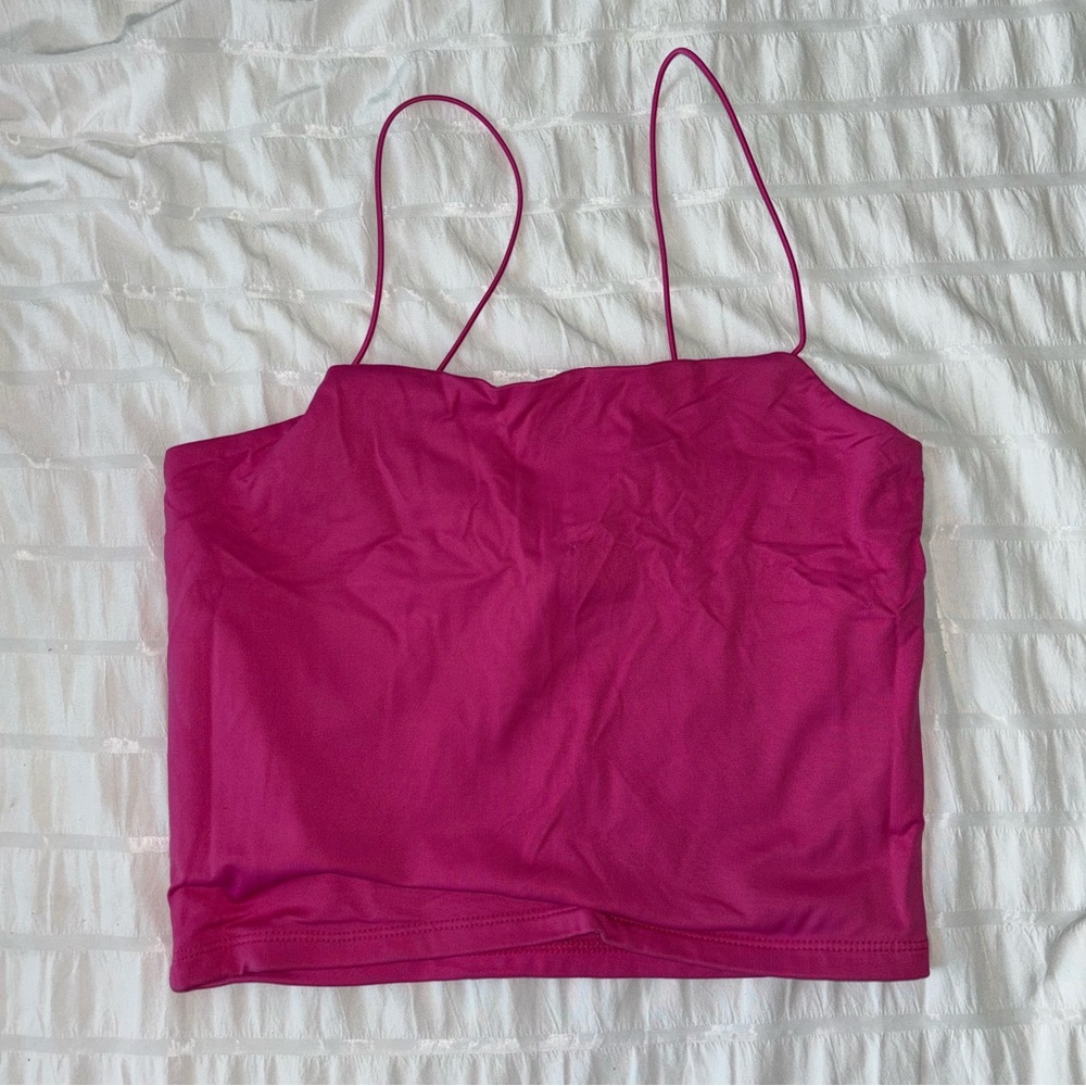 Forever 21 pink crop top size small.